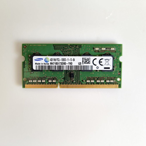 Samsung 4GB DDR3 1600MHz Laptop RAM used
