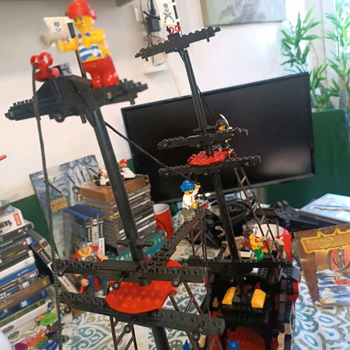 Sluban Pirate Black Pearl ship used, 632 pieces, 2021 model