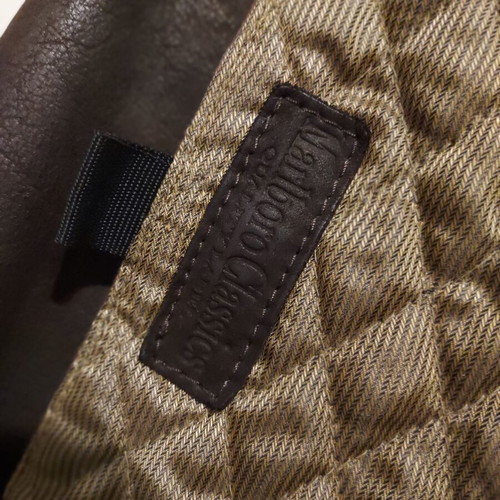 Malboro Classics vintage leather field jacket (M-65) like new brown