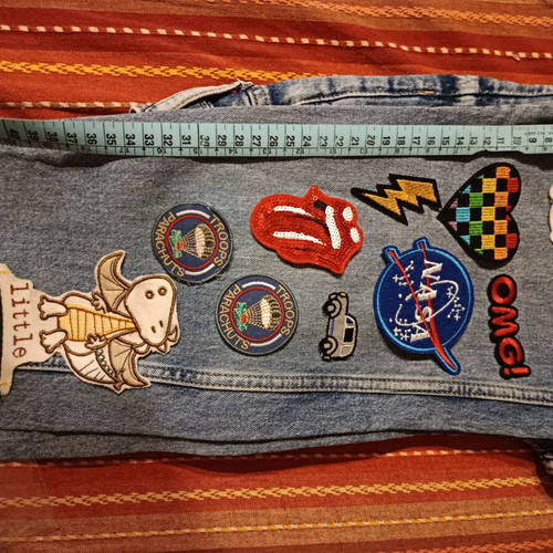Iron Patch Set new, Rolling Stones and Cars designs