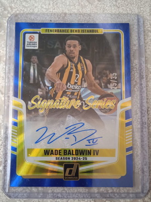 Κάρτα Panini Donruss Euroleague 2024-25 Wade Baldwin Signature Series καινούργιο