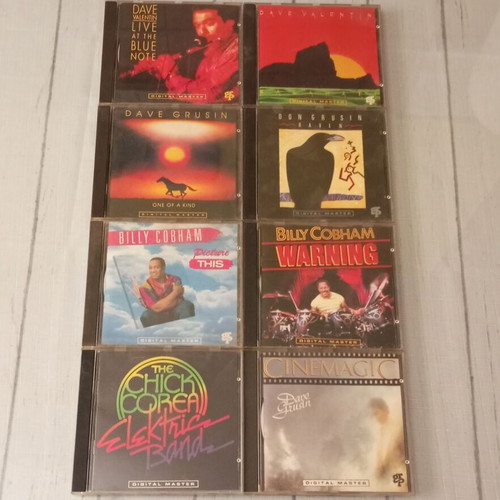 Jazz Fusion CD collection, 8 albums, GRP Records Digital Master