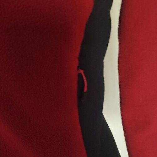 Haglöfs women's fleece deep red size S like new