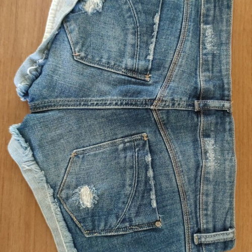 Tally Weijl denim shorts, size XS 34, distressed style