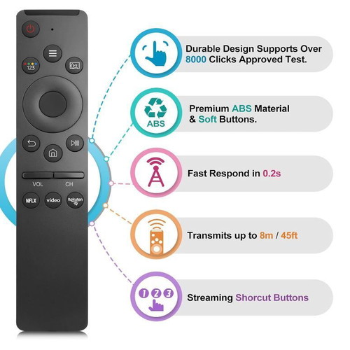 Remote control for Samsung TV QLED UHD SUHD HDR LCD LED HDTV 4K 8K 3D Smart new