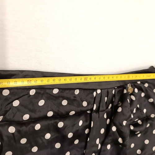 Liu Jo mini skirt black polka dot, size S, like new