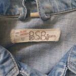 BSB denim jacket size M like new, fitted cut, blue