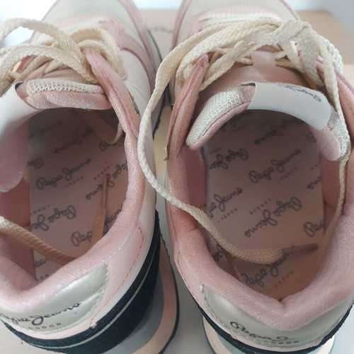 Pepe Jeans sneakers used, size 37, pink sports shoes
