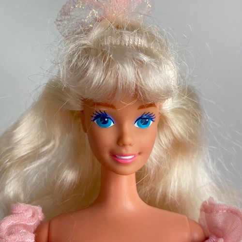 Mattel My First Barbie Ballerina Doll 1992 used with 1989 Fantasy Fashions Dress