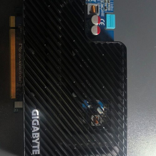 NVIDIA GeForce 8600 GT graphics card, 512MB GDDR2, passive cooling