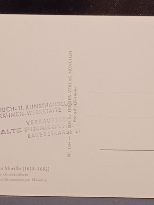Murillo 1264 postcard new