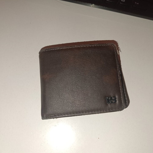 Leather wallet new, brown