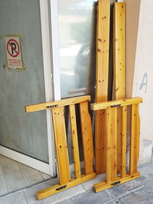 Κρεβάτι ξύλινο μασιφ Σουηδικό μονό