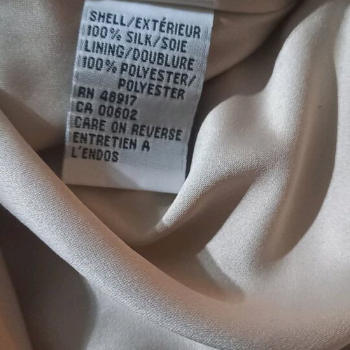 CK silk skirt Calvin Klein like new, beige with brown shades, XXL