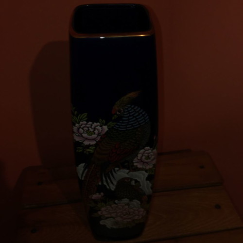 Porcelain vase set from Japan used, 3 pieces
