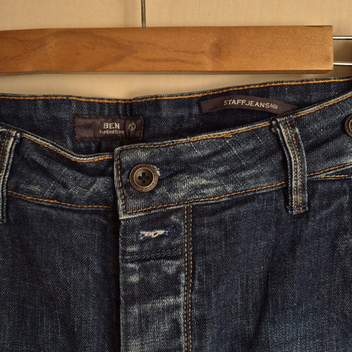 Staff Jeans & Co. BEN tapered jeans used, size M, dark blue denim