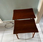 Wooden coffee table set used