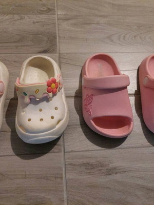 Baby clogs used, pack together size 21