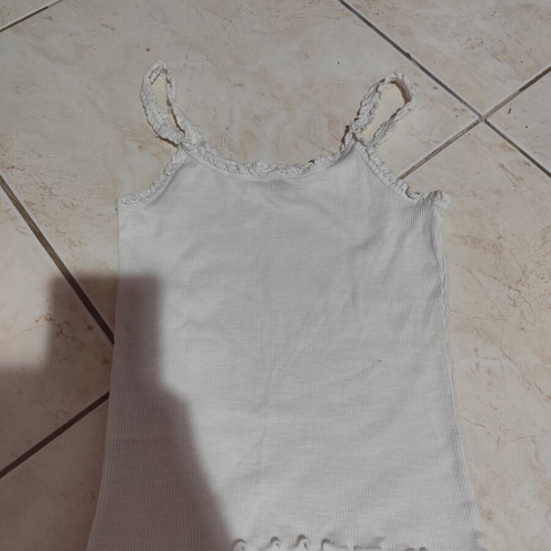 White sleeveless top H&M size small like new
