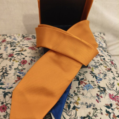 Professional tie Netherlands Maritime Technology like new, blue and orange