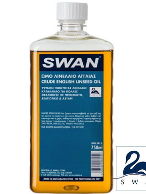 Crude English linseed oil 750ml new for wood and parquet