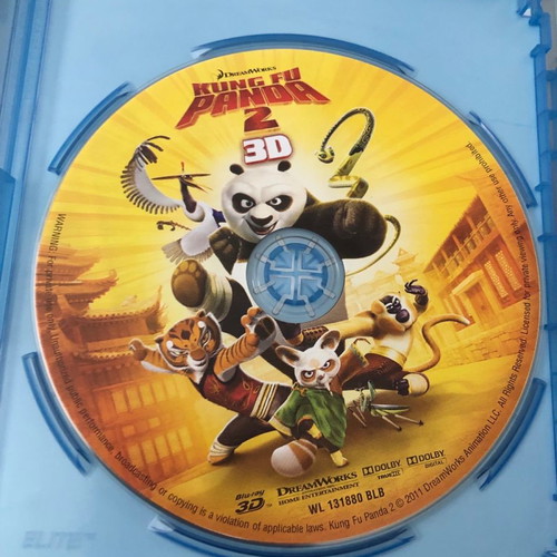 Kung Fu Panda 2 Blu-Ray 3D used, dubbed with Greek subtitles