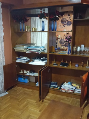 Living room unit used, can be used as bookshelf or office furniture
