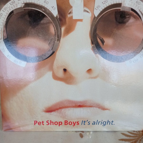 Pet Shop Boys It's Alright 12" Maxi-Single Greek pressing 1989 like new