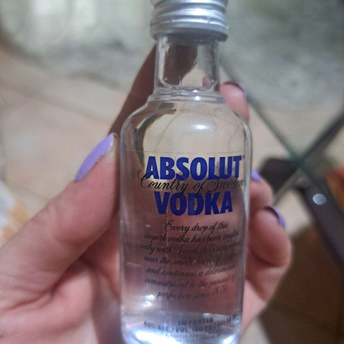 Collectible Absolut Vodka miniature glass bottle new from 1993