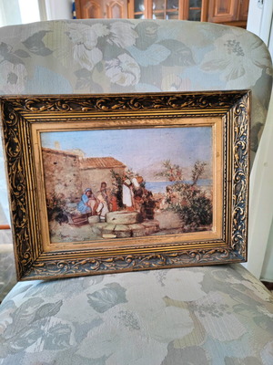 Collectible paintings like new, set of 4 with handmade frames 40x30
