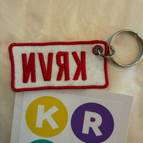 Karavan keychain with sticker gift