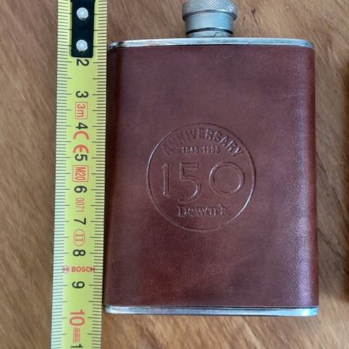 Dewars flasks used, set of 3, 150 years anniversary edition