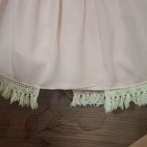 Strapless dress for girl like new, pink, age 14