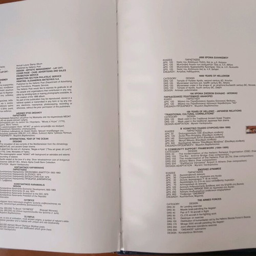 Annual luxury stamp album 1999 new