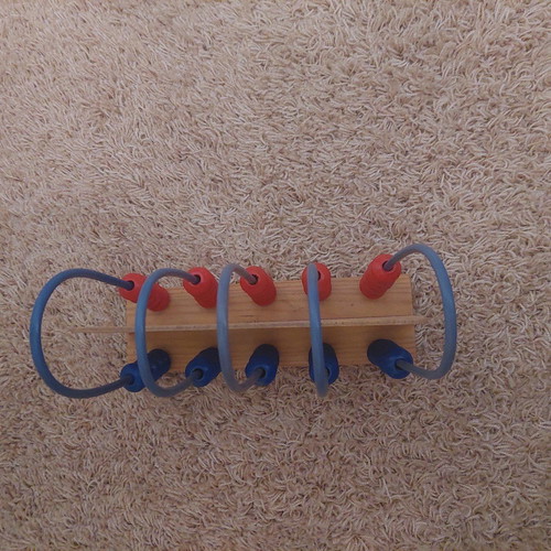 Wooden abacus like new with free educational toy