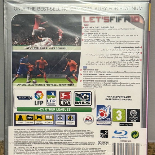 FIFA 10 Platinum PS3 new, sealed