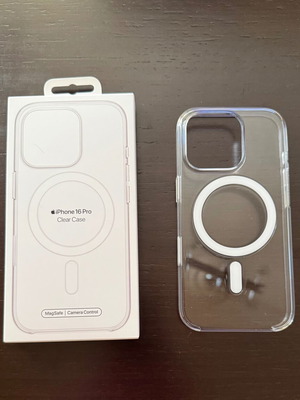 iPhone 16 Pro clear case like new, genuine Apple