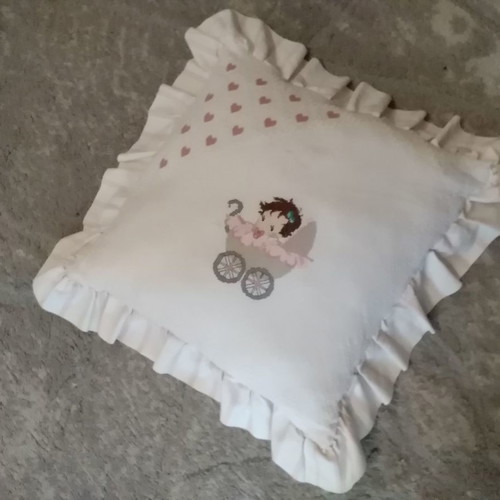 Baby pillow used for crib handmade, 100% cotton 50×50