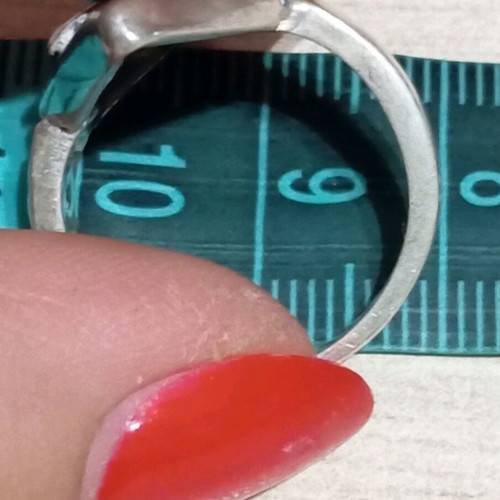 Silver 925 vintage ring new with zircon stone