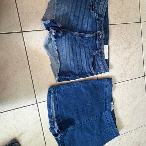Denim shorts Pink Woman & Esmara set, like new, size 42