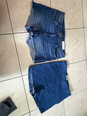 Denim shorts Pink Woman & Esmara set, like new, size 42