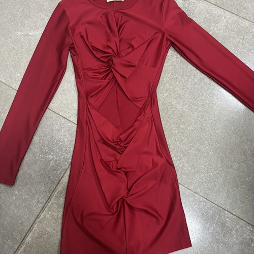 BSB Red Cut-Out Dress New Size S