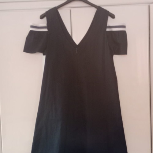 Cotton dress made in Italy, medium size, dark blue, like new