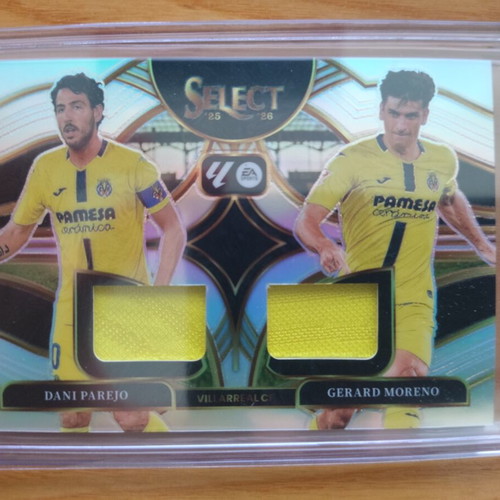 Panini La Liga Select 2025-26 Dani Parejo Gerard Moreno Double Patch Card like new