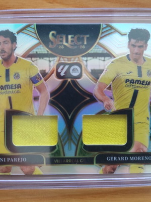 Panini La Liga Select 2025-26 Dani Parejo Gerard Moreno Double Patch Card like new