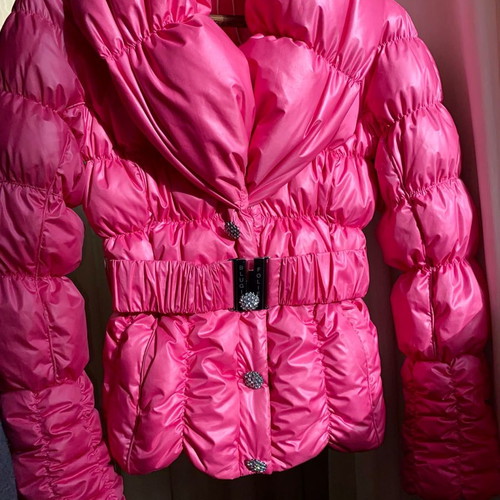 Blumarine puffer jacket new fuchsia color Blugirl