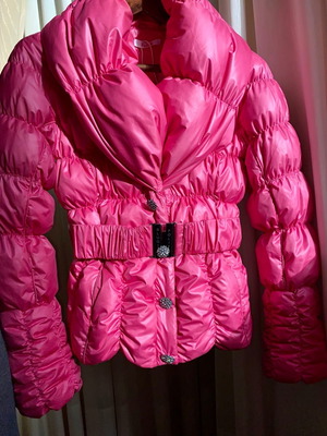 Blumarine puffer jacket new fuchsia color Blugirl