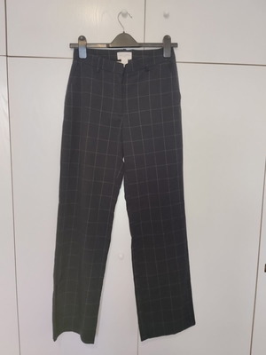 Lindex Holly & White pants new, small, grey with stripes