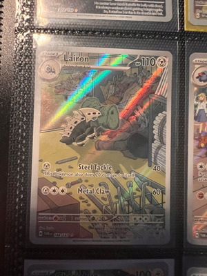 Pokemon Twilight Masquerade Lairon κάρτα καινούργια, pack to sleeve nm