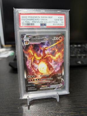 Charizard VMAX Premium Collection PSA 10 σαν καινούργιο